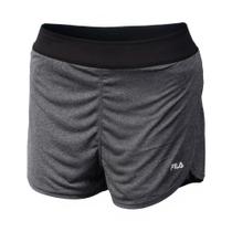 Short Feminino Fila Double Basic Train III Compressão Cinza Short Feminino Fila Double Basic Train III Compressão Cinza