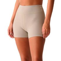Short Feminino Fila Flat Life Fitness Bege Claro
