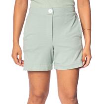 Short Feminino Giraffe Quadriculado Verde Claro Short Feminino Giraffe Quadriculado Verde Claro