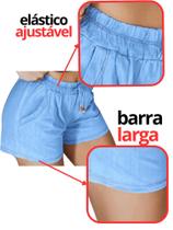 Short Feminino Jeans Blogueira Curto Short Feminino Jeans Blogueira Curto