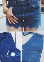 Short feminino jeans justo Miller