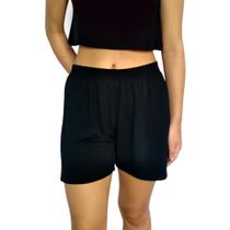 Short Feminino Meia Coxa Soltinho Elástico Liso Viscolycra Pp Ao Plus Size Short Feminino Meia Coxa Soltinho Elástico Liso Viscolycra Pp Ao Plus Size