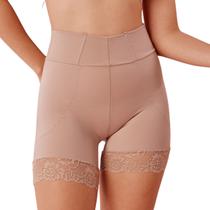 Short Feminino Modelador Com Barbatanas Detalhe Em Renda Pretty Paty Short Feminino Modelador Com Barbatanas Detalhe Em Renda Pretty Paty