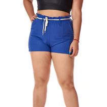 Short Feminino Modelo Linho Confortável Estilosos Moda Casual Lazer Passeio