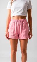 Short Feminino Moletinho Reforçado Cintura Ajustável 628 Short Feminino Moletinho Reforçado Cintura Ajustável 628