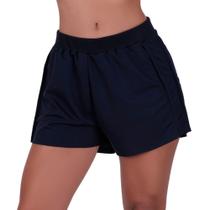 Short Feminino Moletinho Shortinho Cós Alto Tendência -c12 SHORT MAYA