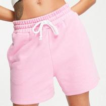 Short Feminino Moletom Bermuda feminina com bolso short curto malha algodão tendência