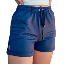 Short Feminino Moletom Liso Curto Algodão Tendência Casual Bloguerinha Confortável, Bermuda De Moletom Feminino Muito Co