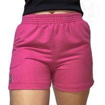 Short Feminino Moletom Liso Curto Algodão Tendência Casual Bloguerinha Confortável, Bermuda De Moletom Feminino Muito Co