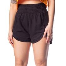 Short Feminino Over Surf Boxer Moletom Preto Short Feminino Over Surf Boxer Moletom Preto