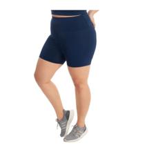 Short Feminino Plus Size Cintura Alta em Suplex Poliéster