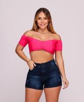 Short Feminino Regular Destroyed