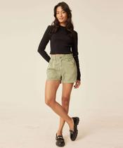 Short Feminino Sarja Clochard Cintura Alta Marisa-15052 Short Feminino Sarja Clochard Cintura Alta Marisa-15052