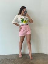 Short Feminino Social Com Cinto Beatriz