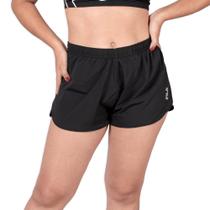 Short Fila Double Run Feminino Preto