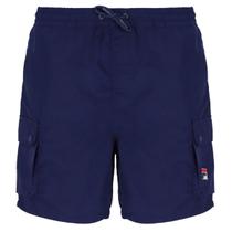 Short Fila Era Heritage Cargo Masculina Azul Marinho