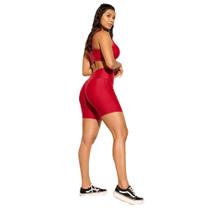 Short Fit Feminino Cós Alto Basic Vermelho Amplifit Short Fit Feminino Cós Alto Basic Vermelho Amplifit