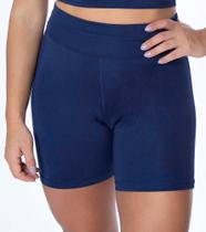 Short Fitness Basico Suplex Feminino cós alto Academia