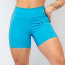 Short Fitness Cintura Alta Sem Transparência Academia Básico Feminino