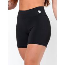 Short Fitness Cintura Alta Sem Transparência Academia Básico Feminino