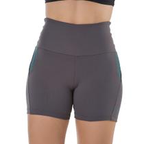 Short Fitness com Recortes e Cós Alto Versátil Elite