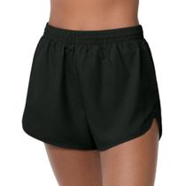Short Fitness com Short Interno Preto Short Fitness com Short Interno Preto