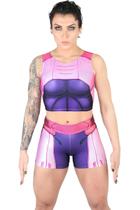 Short Fitness Dynamite Robo Rose Short Fitness Dynamite Robo Rose