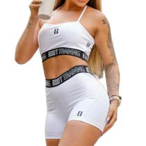 Short Fitness Elastic Treino Feminino Academia Boot Training