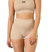Short Fitness Feminino em Suplex Poliamida Nude