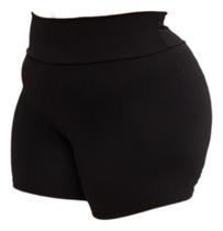 Short Fitness Plus Size Feminino Curto Reforçado Cós Alto