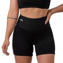 Short fitness preto poliamida - urbativa fitness