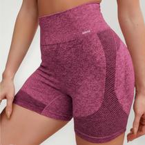 Short Fitness Selene Original Empina Bumbum Sem Costura Academia Corrida