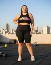 Short Ginástica Feminino Academia Plus Size Bermuda Modeladora Ex Grande Tamanho G1 Até G6 Short Ginástica Feminino Academia Plus Size Bermuda Modeladora Ex Grande Tamanho G1 Até G6