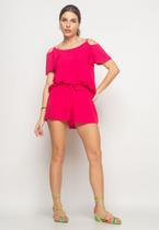 Short Godê Viscolinho Rosa Salvatore Fashion