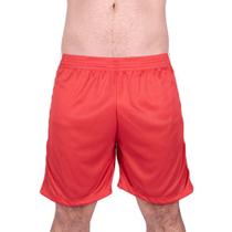 Short I Sport Listras Futebol Vermelho