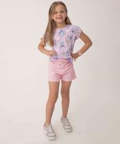 Short Infantil Clochard Textura Tam 4 a 10-97127