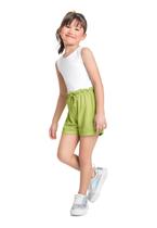 Short Infantil em Moletom para Menina Bee Loop
