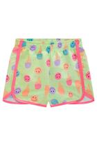 Short Infantil em Nylon Bora Carinhas Ice Cream - Kukiê Short Infantil em Nylon Bora Carinhas Ice Cream - Kukiê