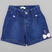 Short infantil femenino malha jeans Short infantil femenino malha jeans
