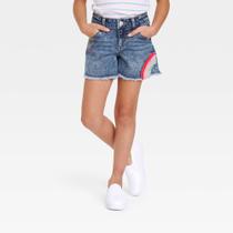 Short infantil jeans feminino