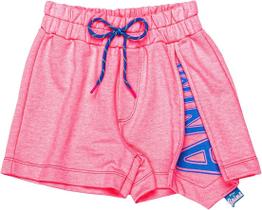 Short Infantil Juvenil Animê Flecha Rosa Neon Feminino Short Infantil Juvenil Animê Flecha Rosa Neon Feminino