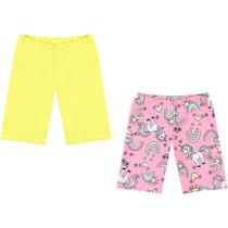 Short Infantil Kit do e Liso Verde - Toys & Kids