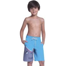 Short Infantil Masculino Estampado Lupo Kids Beachwear