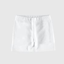 Short Infantil Menina Básico Branco - Malwee Short Infantil Menina Básico Branco - Malwee