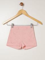 Short Infantil Para Menina - ROSA - Lecimar Short Infantil Para Menina - ROSA - Lecimar