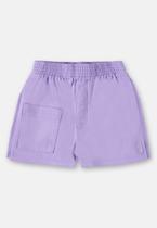 Short Infantil para Meninas em Sarja Up Baby