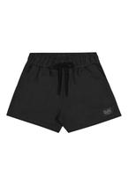 Short Infantil Preto Moletinho Elian