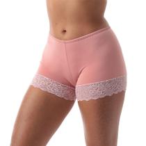 Short Íntimo Com Renda Frimodas Rosa Feminino Adulto