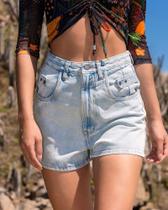 Short Jeans Aleta Espelho TAMANHO G Short Jeans Aleta Espelho TAMANHO G