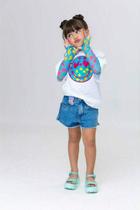 Short Jeans Azul - L2M Girls